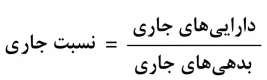 current ratio formula